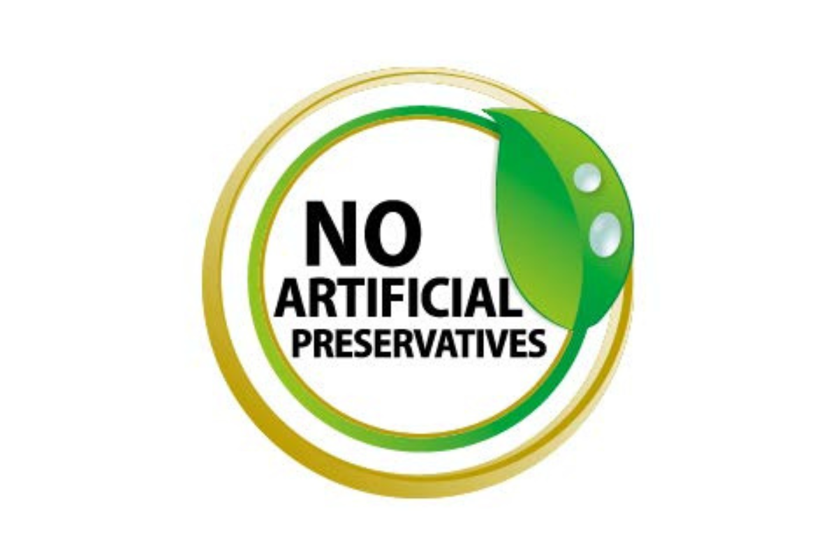 Característica Conservación 100% Natural SIN conservantes artificiales